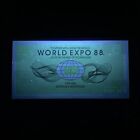 Australian  World Expo  1988  5  Dollar Note Banknote Currency Ephemera Note Uv