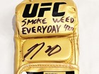 Nick Diaz Autographed Signed Official Gold Ufc Fight Glove Jsa Certified      