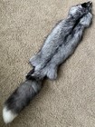 Ranch Platinum X Fox Pelt Fur Tanned  Log Cabin Decor Cozy Parka Trim Ruff Hat