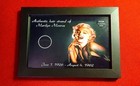Authentic Marilyn Monroe Hair Strand Lock Relic Collectible With Coa Norma Jeane