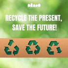 Plasticplace 65 Gallon Recycling Bags  Blue  1 5 Mil  50 Count