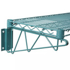 14  X 36  Wall Mount Green Epoxy Wire Shelf Rack Commercial Restaurant Pot Nsf