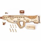 Wood Trick Gun Toy Assault Rifle Usg-2 Model Guns 3d Wooden Puzzle 