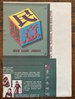 Vintage 1990s Mtv Music Television Taiwan Newsletter Poster Rare Promotional