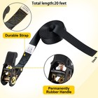 Endless Ratchet Tie Down Straps  Heavy Duty Nylon Tie Down Straps Without Hoo   
