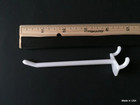  50 Pack  4 Inch White Plastic Peg Kit  Garage Shelf Hanger Pegboard Hooks   Usa