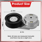 38382 Drive Belt Tensioner Pulley Assembly Kit Compatible With Dodge Ram 1500 25