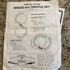 Vintage Ho Scale Train Lot Bachmann Trains  Tracks  Bridge  Signs  Untested