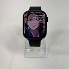 Gps Only Apple Watch Series 7 45mm Black Stainless Steel Black Sport Band