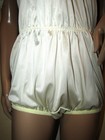 Custom Satin Nylon Teddy Romper Step In Ivory Lace Sz 38b 9 Panty Playsuit