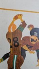 Jack Amoroso Vintage Football Art Print Mid Century Modern Mcm Framed