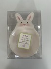  2  Sets Hallmark Bunny Plates With Spreaders Easter   Spring Serving Dish New