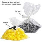 6-mil Clear Poly Bags Flat Open Top Plastic Packaging Packing Multiple Sizes