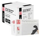 Disposable Vinyl Gloves  Black Color In M  L  Xl Sizes  1 Case 10 Boxes 1000pcs 