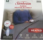 Sunbeam Electric Heated Bed Blanket  Full Ultra-soft Microplush