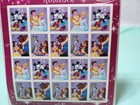 The Art Of Disney Romance 39 Cent Stamp  Sheet Of 20