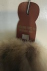 Vintage Mink Fur Collar Scarf 36  Long Brown Lining Richland Furs  Blissfield Mi