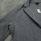Talbots Blazer Womens Large Gray Knit Merino Wool Professional Business Nwt