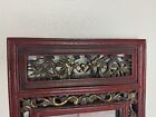 Vintage Asian Chinese Hand Carved Wood Dragon Picture Frame  Large 16 In X 31 In