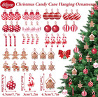 16  3d Paper Christmas Tree With 46pcs Ornaments And Diy Craft Envelopes