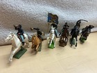 Vintage 1971 Set Of 6 Britains Deetail Blue Union Civil War Cavalry  England
