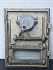 Antique Us Post Office Box Brass Door - Flying Eagle Single Dial With Glass