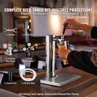 Kegerator Beer Tower Kit Single Tap Beer Conversion Kit With Beer Drip Tray Pan