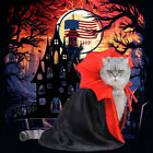 Halloween Costumes For Cats  Pet Halloween Vampire Cape cosplay Dress Up For Cat