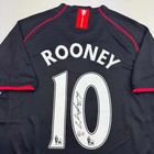 Framed Autographed signed Wayne Rooney 35x39 Manchester U Black Jersey Coa