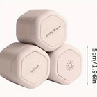 3 Silicone Magnetic Travel Bottles