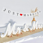 Mr And Mrs Sign For Wedding Table large White Mr And Mrs Sign wooden Letters mr 