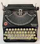 Vintage Remington Portable Typewriter 1926 Serviced Clean W  Case Works Great