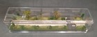 N Scale  16  Single Track- Train Display Case-summer Scene-w  Railroad Crossing