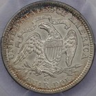 1877-cc 25c Seated Liberty Quarter - Pcgs Au Details Cleaned