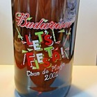 Budweiser Bottle 15  Pitcher Bank Collectible Let s Fiesta Cinco De Mayo 2001