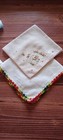 Lot Of 13 White Vintage Hankerchiefs   Great For  Bridal Shower Favors