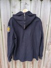 Vintage 70s Usna Naval Academy Wool Midshipman Zip Jacket W  Zip Hood 1975 Large