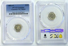 1851-o Silver Three Cent  pcgs Unc  First Year Of Issue  fast Free Shipping  