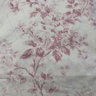 Cabbages   Roses King Duvet Set 2 shams Alderney Raspberry Pink   White Floral N
