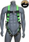 Afp Universal Full-body Safety Harness With 3 D-ring And Tongue Buckle Legs New
