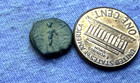 Genuine Ancient Greek Bronze Coin - Coin Pictured Received  sl29