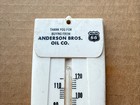Vintage    anderson Oil Co     Phillips 66 Gas Station Plastic Thermometer 