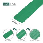 1 Inch Double Fold Bias Tape Continuous Bulk Bias Tape Green 10 Yards