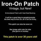 Bon Jovi Iron On Patch Embroidered Vintage New 80s Official Nj Slippery When Wet