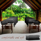 4 Sets 3 Piece Soft Microfiber Massage Table Sheets Set Bulk Includes Massage Fl