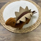 Dakin Stegosaurus Dinosaur Plush Stuffed Animal 7  Brown Vintage 