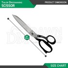 Tailor Scissor 10  Upholstery Sewing Dressmaking Carpet Taylor Shear German Gr