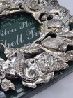 Silver Plated Shell Trivet  Wall Hanging