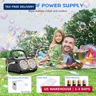 Shcke Automatic Bubble Machine Upgrade Bubble Blower With 2 Fans 20000  Bubbles 