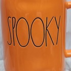 Rae Dunn Artisan Collection By Magenta 192  spooky Halloween Holiday Orange Mug
